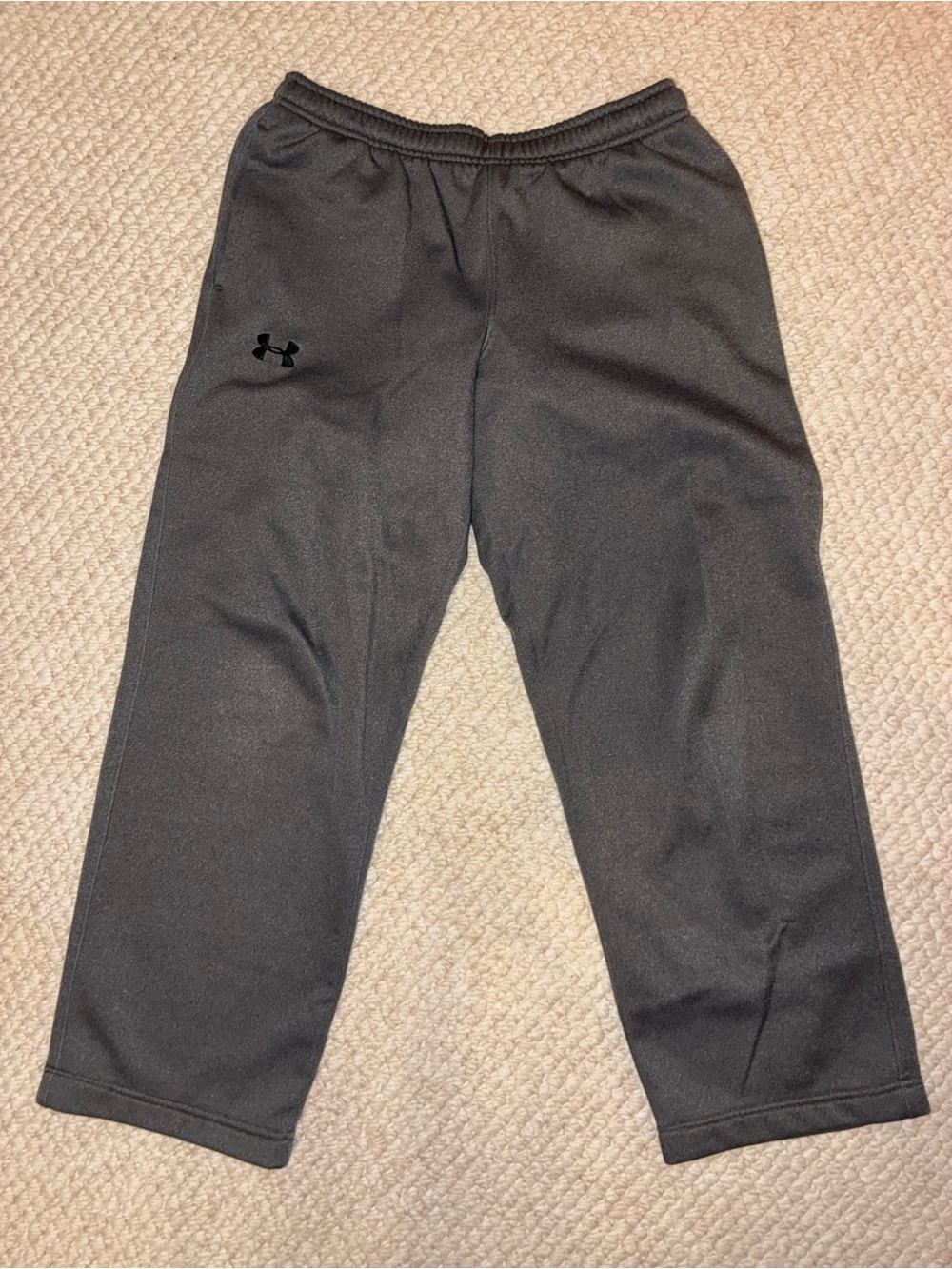 Under Armour Kids Charcoal Gray Athletic Jogger Pants